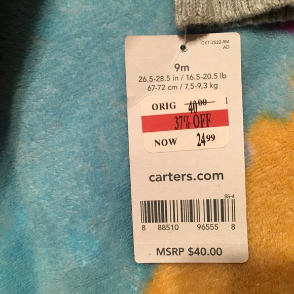 Carter’s baby girl dress&bloomer size 9 months. - Picture 8 of 8